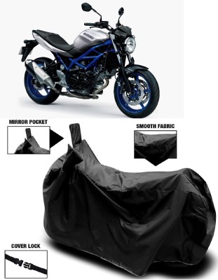 MMSSTAR Waterproof Two Wheeler Cover for Suzuki(SV 650, Black)