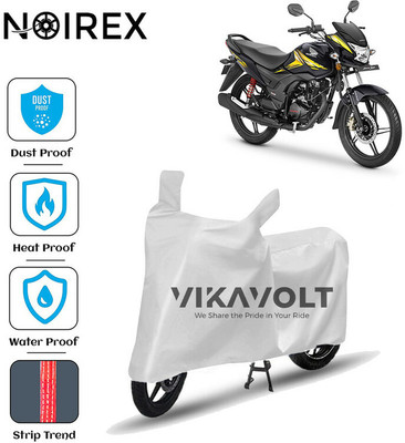 NOIREX Waterproof Two Wheeler Cover for Honda(CB Shine SP, Silver)