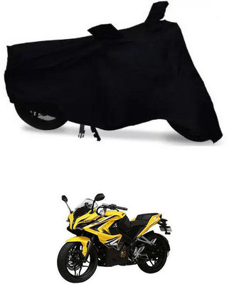 APNEK Waterproof Two Wheeler Cover for Bajaj(Pulsar 200, Black)