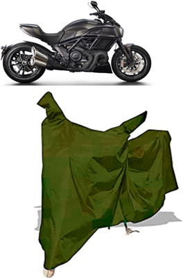 Amexride Two Wheeler Cover for Ducati(Diavel, Maroon)