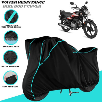 SRP PRODUCT Waterproof Two Wheeler Cover for Hero(HF Deluxe, Black)