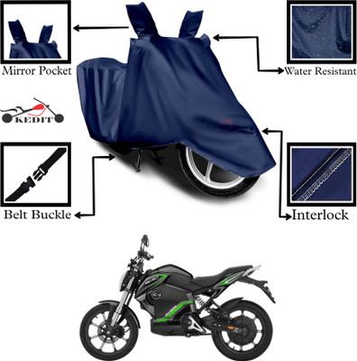 KEDIT Two Wheeler Cover for Revolt(Blue)