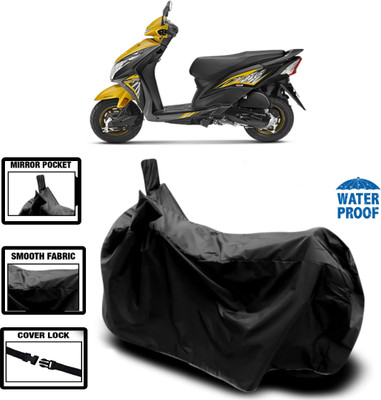WMIZEXA Waterproof Two Wheeler Cover for Honda(Black)