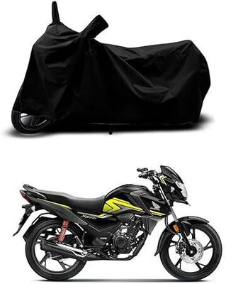 DeepShakshi AUTOMOTIVE Two Wheeler Cover for Honda(SP125, Black)