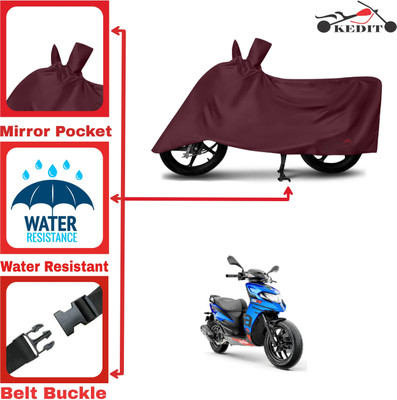KEDIT Two Wheeler Cover for Universal For Bike(SR 125, Maroon)