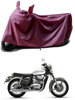 THE REAL ARV Waterproof Two Wheeler Cover for JAWA(Standardv, Maroon)