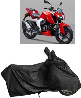 DIGGU Two Wheeler Cover for TVS(Apache RTR 310, Black)