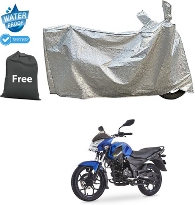 CODOKI Waterproof Two Wheeler Cover for Bajaj(Discover, Silver)