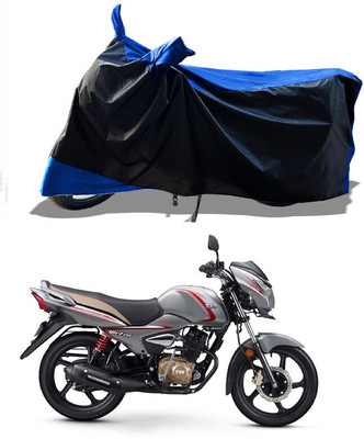 DeepShakshi AUTOMOTIVE Waterproof Two Wheeler Cover for TVS(Victor Premium, Blue)