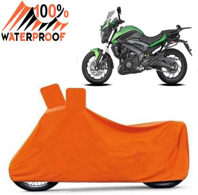 Autoinnovation Waterproof Two Wheeler Cover for Bajaj(Dominar 400, Orange)