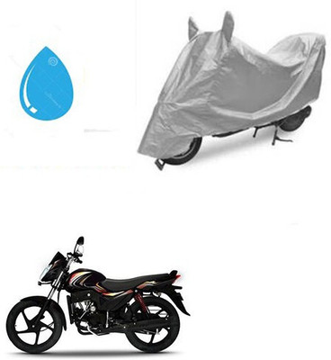 DeepShakshi AUTOMOTIVE Waterproof Two Wheeler Cover for Mahindra(Pantero, Silver)