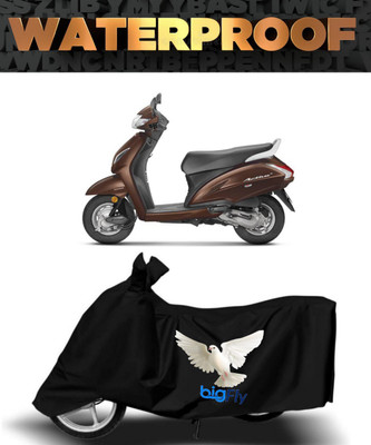 BigFly Waterproof Two Wheeler Cover for Honda(Activa 5G, Black)