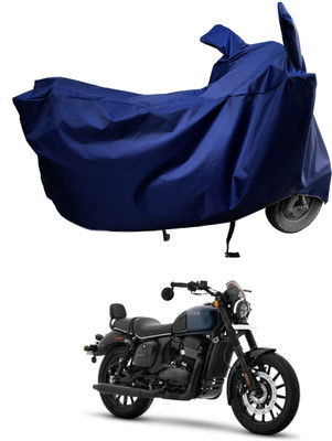 Amexride Two Wheeler Cover for Yezdi(Roadster, Blue)