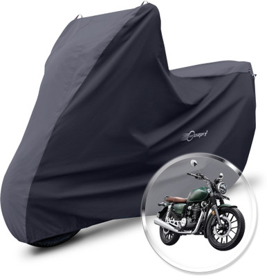 Neodrift Two Wheeler Cover for Honda(Hness CB350, Grey, Black)