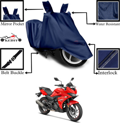 KEDIT Two Wheeler Cover for Hero(Xtreme 200S, Blue)