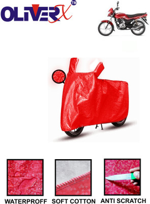 OliverX Waterproof Two Wheeler Cover for Bajaj(ComforTec, Red)