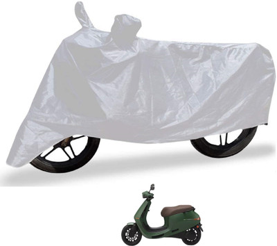 MOCKHE Waterproof Two Wheeler Cover for Ola(Silver)