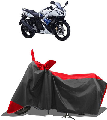WMIZEXA Waterproof Two Wheeler Cover for Yamaha(R15, Red, Black)
