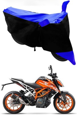 Mdstar Waterproof Two Wheeler Cover for KTM(390 Duke, Blue, Black)