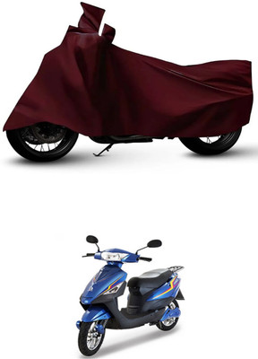 ZEDTEEK Waterproof Two Wheeler Cover for Universal For Bike(Star, Maroon)