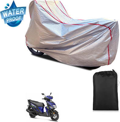 PAGORA Waterproof Two Wheeler Cover for Yamaha(Cygnus Ray ZR BS6, Silver)