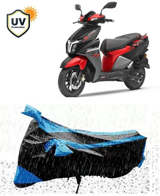 DeepShakshi AUTOMOTIVE Two Wheeler Cover for TVS(Ntorq 125, Blue, Black)