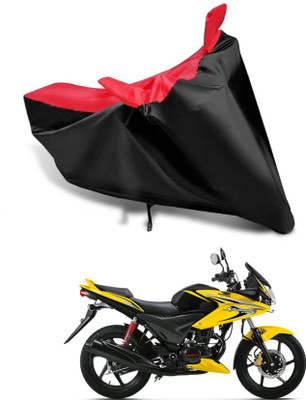 KEDIT Two Wheeler Cover for Honda(CBF Stunner, Red, Black)