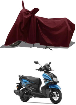 HWSXQAE Waterproof Two Wheeler Cover for Yamaha(Ray-ZR 125FI, Maroon)