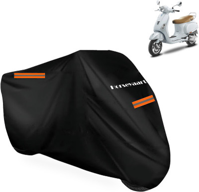 Horseyaart Waterproof Two Wheeler Cover for Vespa(Vespa VXL 125, Black)