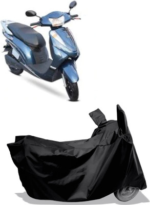 Amexride Two Wheeler Cover for Avon(E Scoot, Black)