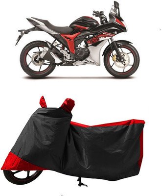 GROFATIK Two Wheeler Cover for Suzuki(Gixxer Special Edition BS6, Red)