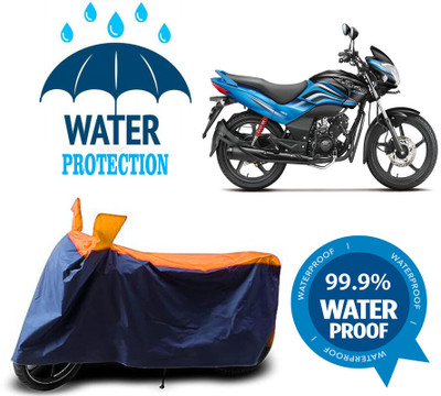 RTS COLLECTIONS Waterproof Two Wheeler Cover for Hero(MotoCorp Passion Pro, Multicolor)