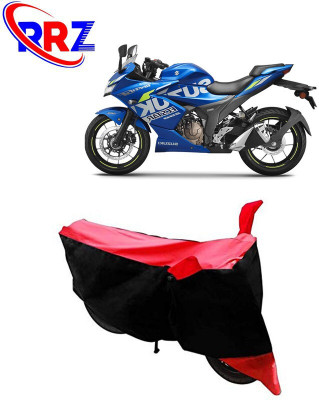 DeepShakshi AUTOMOTIVE Waterproof Two Wheeler Cover for Suzuki(Gixxer SF 250, Black, Red)