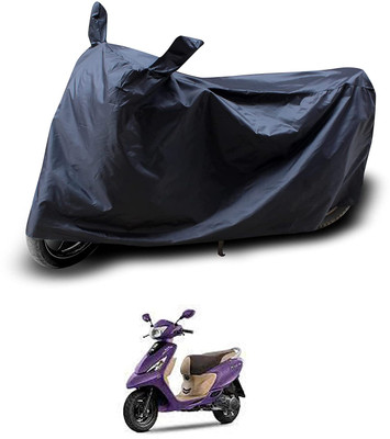AASHTIK MART Two Wheeler Cover for TVS(Scooty Zest 110, Black)