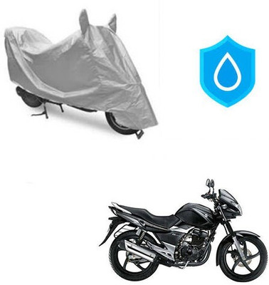 DeepShakshi AUTOMOTIVE Waterproof Two Wheeler Cover for Suzuki(GS 150R, Silver)