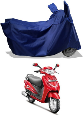Amexride Two Wheeler Cover for Hero(Duet LX 110CC BS6, Blue)