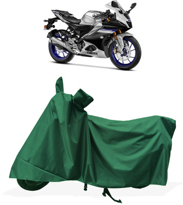 Tricway Two Wheeler Cover for Yamaha(R15S, Green)