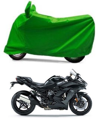 Ascension Two Wheeler Cover for Kawasaki(Ninja H2 SX, Green)