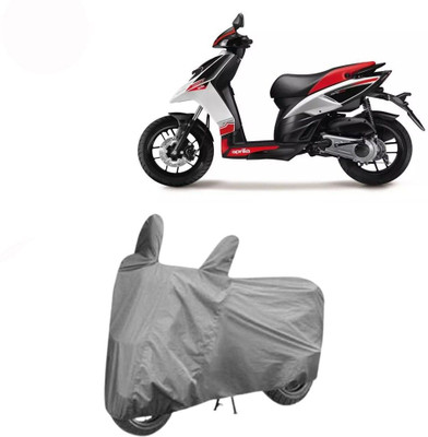 DeepShakshi AUTOMOTIVE Waterproof Two Wheeler Cover for Aprilia(SR 150, Grey)