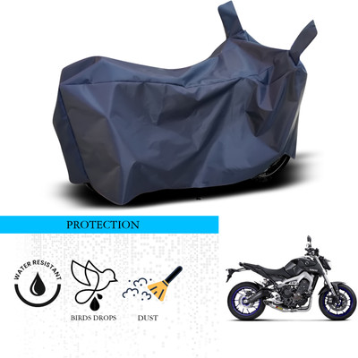 ANTHUB Waterproof Two Wheeler Cover for Yamaha(MT-09, Blue)