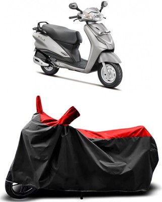 VESMEI Two Wheeler Cover for Hero(Duet VX 110CC, Red)