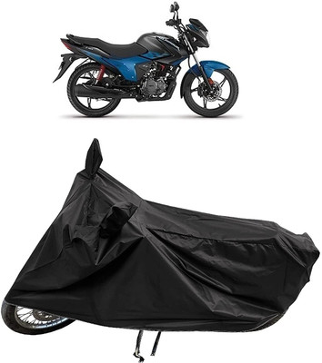 KEDIT Two Wheeler Cover for Hero(MotoCorp Glamour, Black)