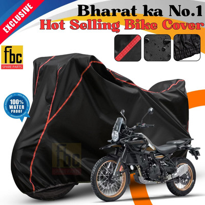 FBC Waterproof Two Wheeler Cover for Royal Enfield(Himalayan, Black)