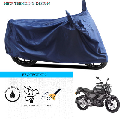ANTHUB Waterproof Two Wheeler Cover for Yamaha(FZ S V3.0 FI, Blue)