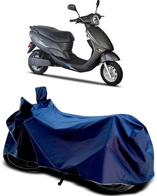 KEDIT Two Wheeler Cover for Avon(E Star, Blue)