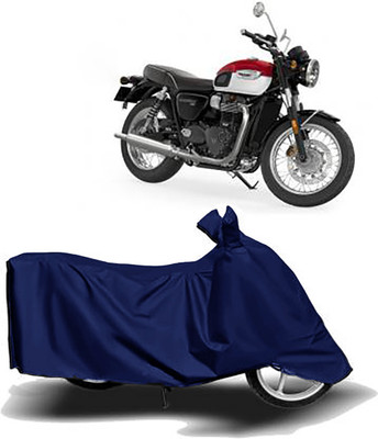 Matchup Waterproof Two Wheeler Cover for Triumph(Bonneville T100, Blue)