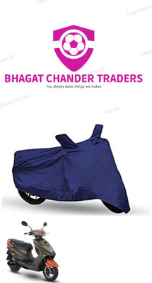 bhagat chander traders Waterproof Two Wheeler Cover for Okinawa(Ridge Plus, Blue)