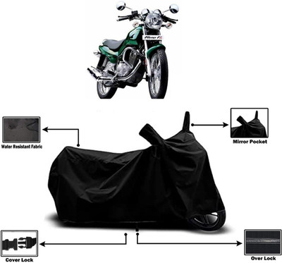 Amexride Two Wheeler Cover for TVS(Fiero FX, Black)