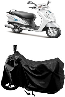 AutoKick Two Wheeler Cover for Hero(Duet VX 110CC, Black)