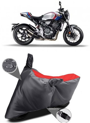 smwzxyu Waterproof Two Wheeler Cover for Hero(Black, Red)